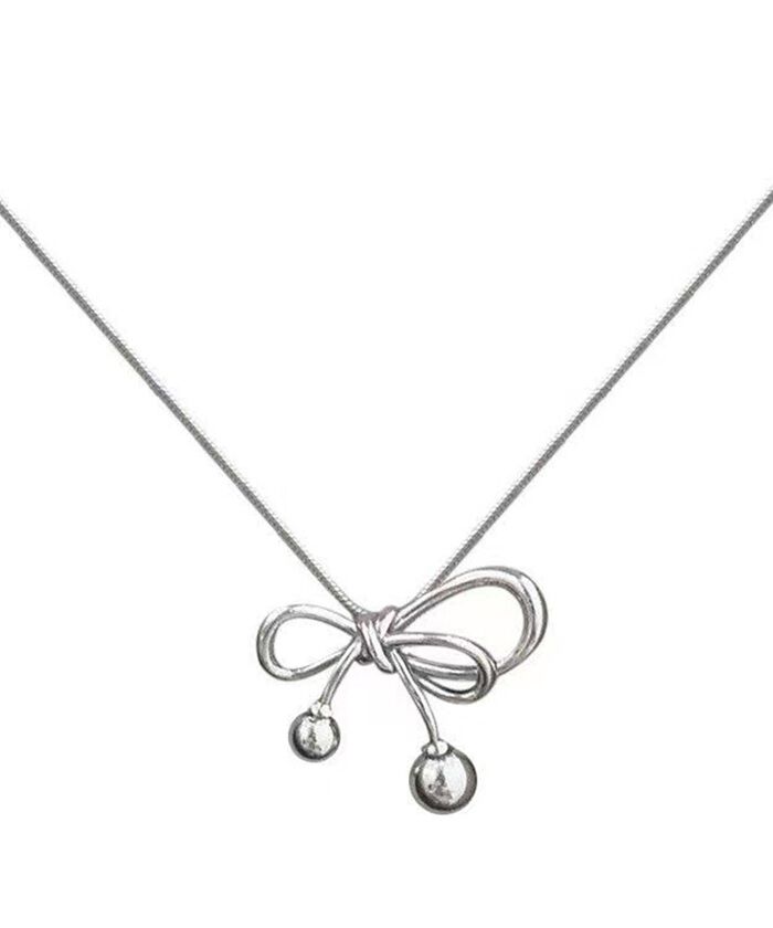 BACKYARD FAMILY「ネックレス レディース シルバー 通販 ペンダント 首飾り アクセサリー ジュエリー リボン」|その他|