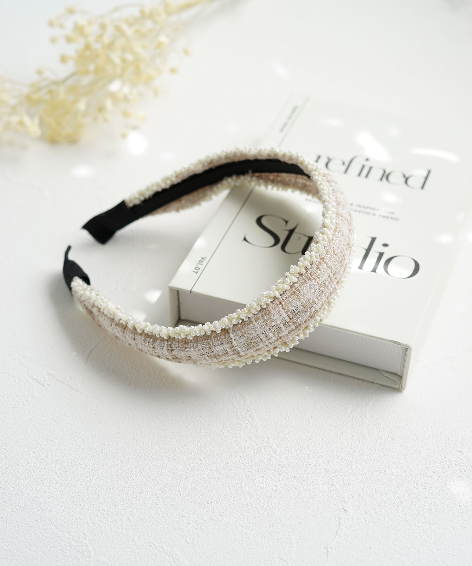 BACKYARD FAMILY「Rora カチューシャ キッズ 通販 モア ツイード 髪飾り 髪留め 髪どめ ヘアアクセサリー」|その他|