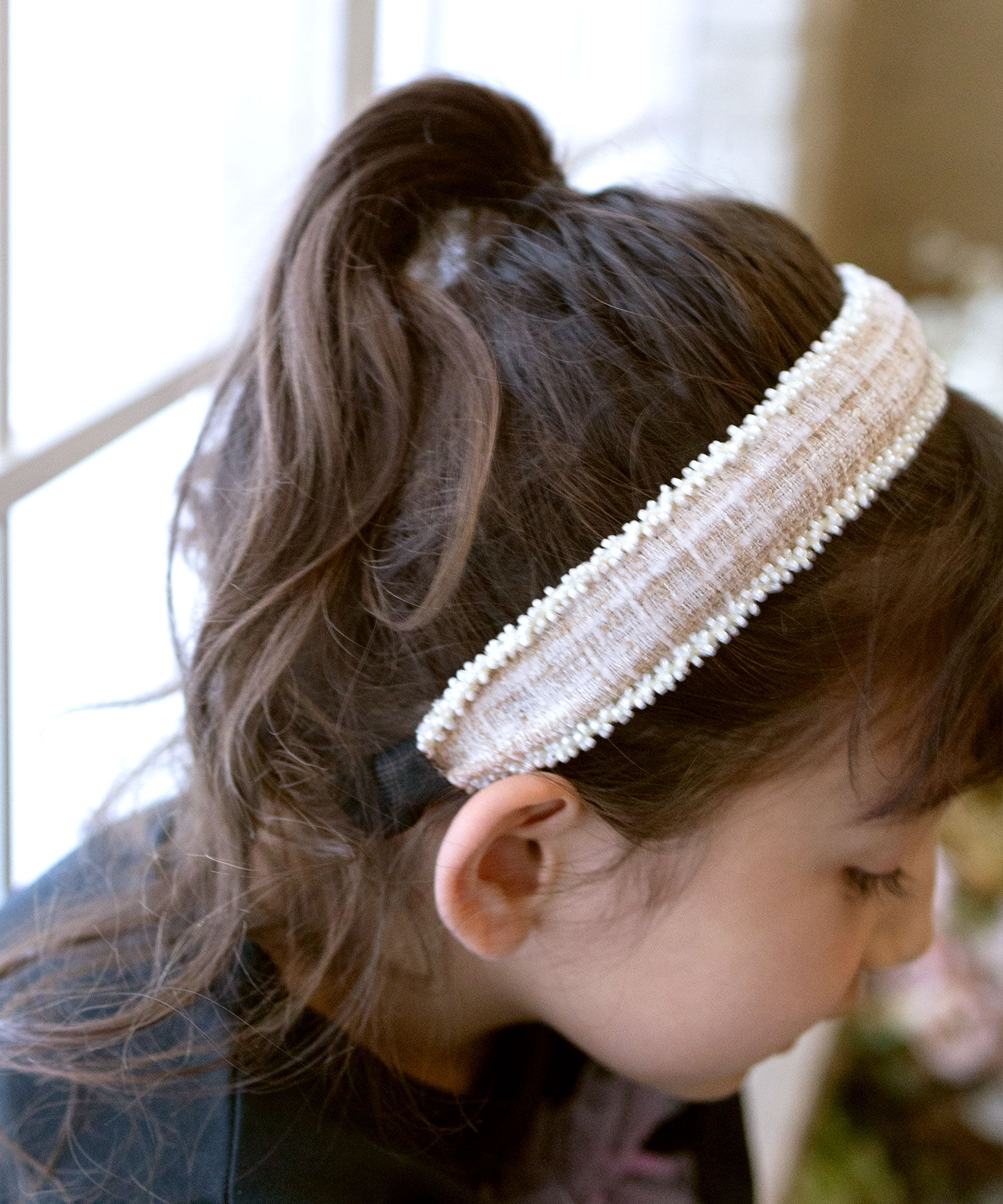 BACKYARD FAMILY「Rora カチューシャ キッズ 通販 モア ツイード 髪飾り 髪留め 髪どめ ヘアアクセサリー」|その他|