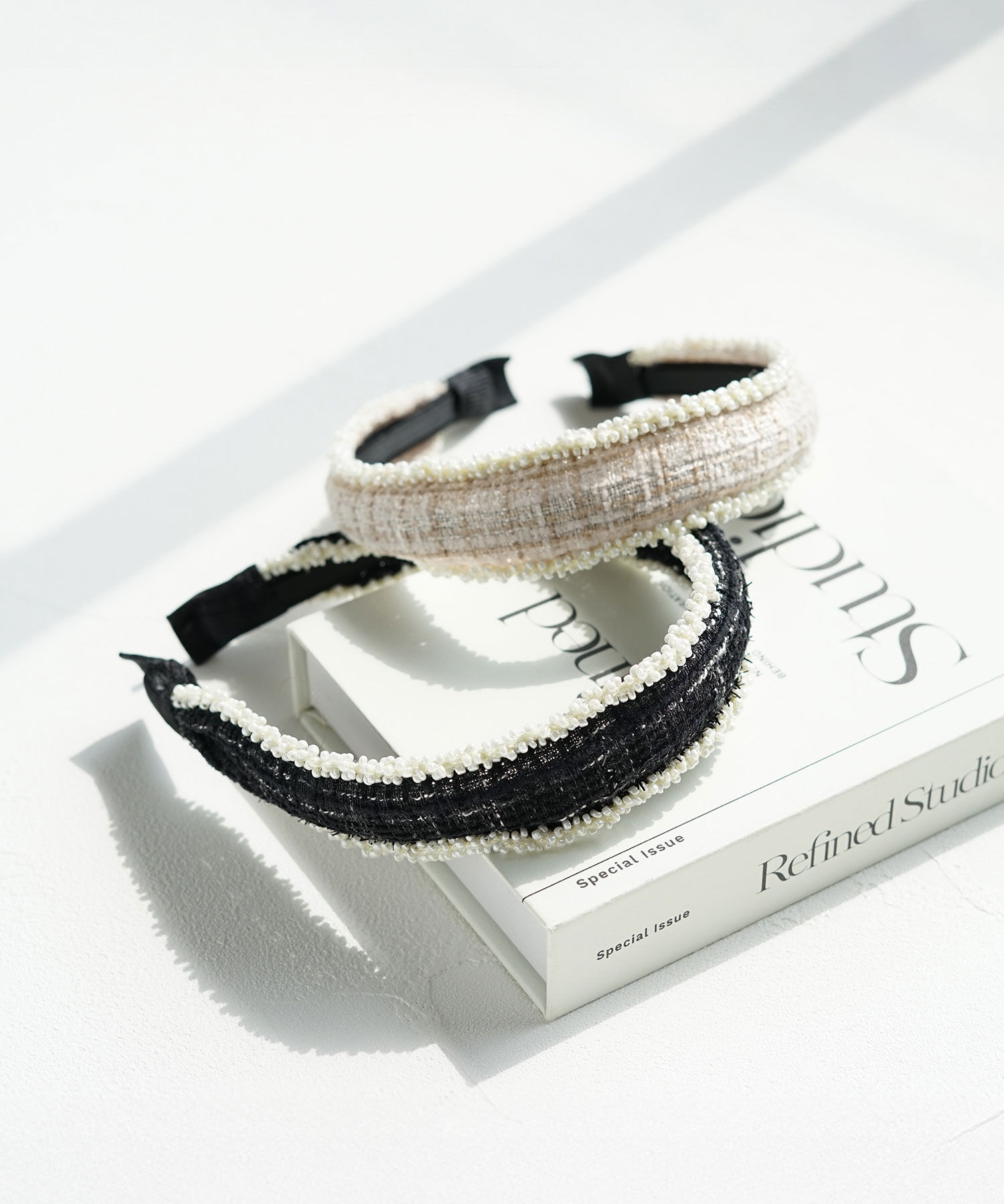 BACKYARD FAMILY「Rora カチューシャ キッズ 通販 モア ツイード 髪飾り 髪留め 髪どめ ヘアアクセサリー」|その他|