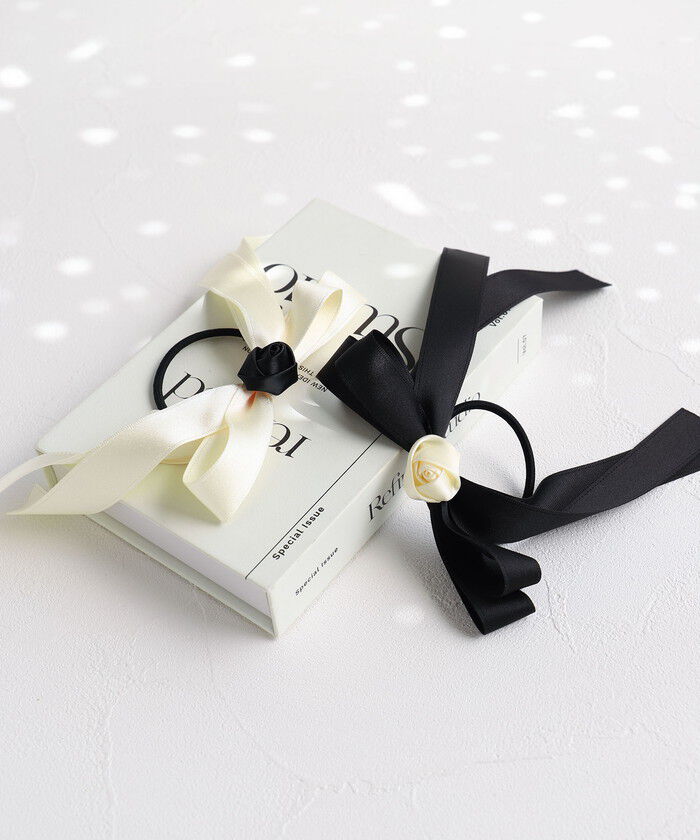 BACKYARD FAMILY「Rora ヘアゴム キッズ 通販 ローズ リボン 髪ゴム 髪飾り 髪どめ 髪留め ヘアアクセサリー」|その他|