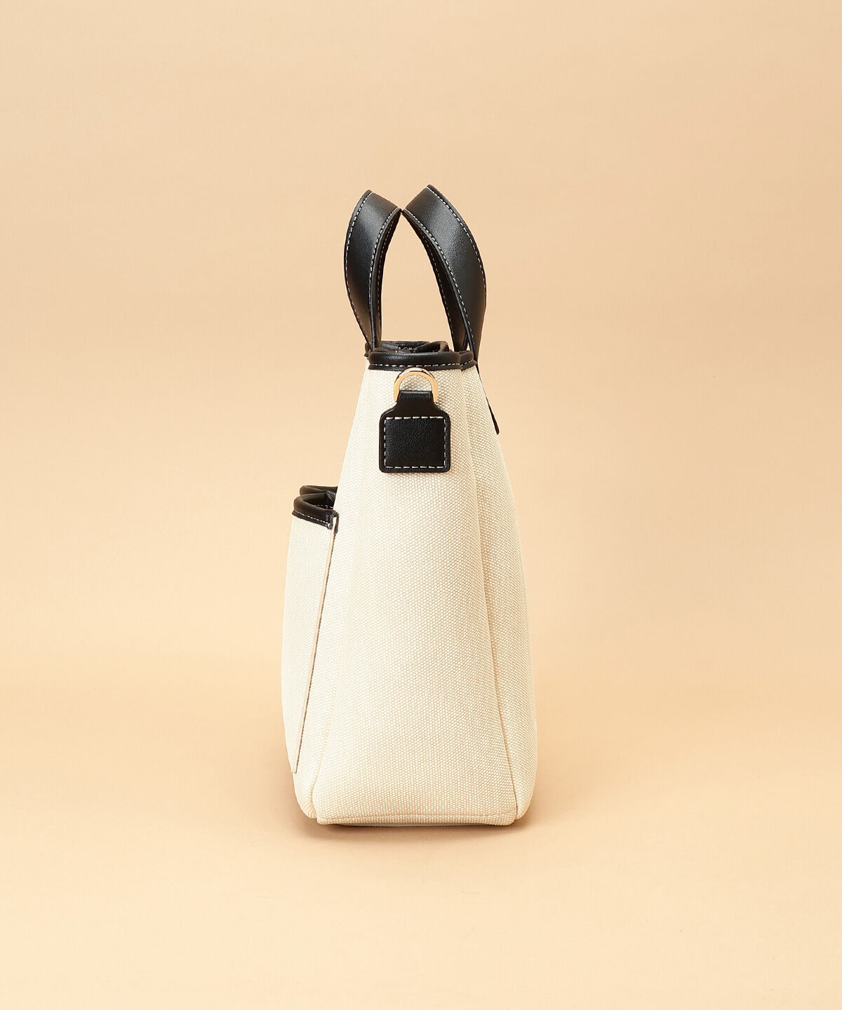 Samantha Thavasa「キャンバスデザイン 合皮スクエアトートバッグ 小サイズ」|トートバッグ|