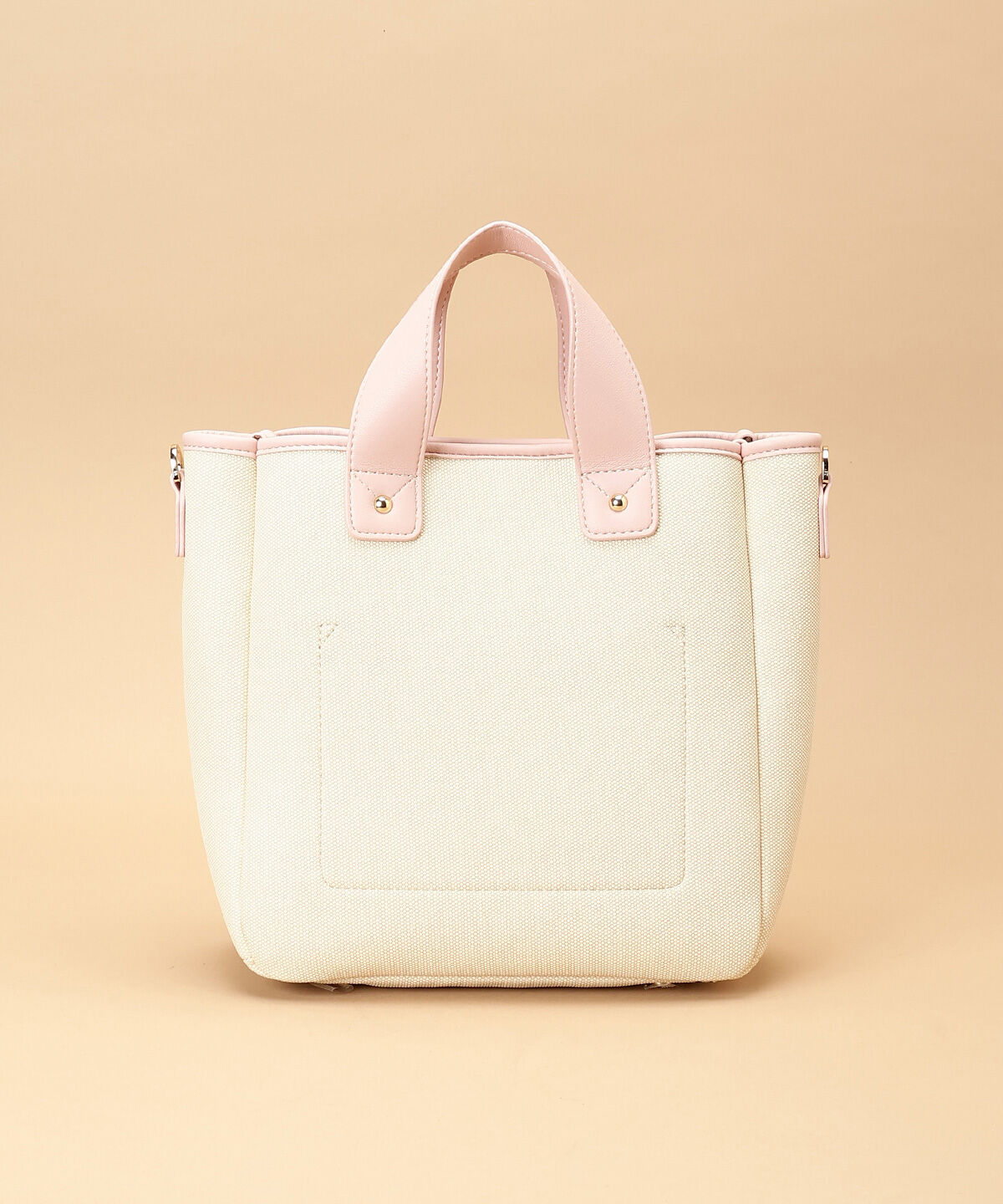 Samantha Thavasa「キャンバスデザイン 合皮スクエアトートバッグ 小サイズ」|トートバッグ|