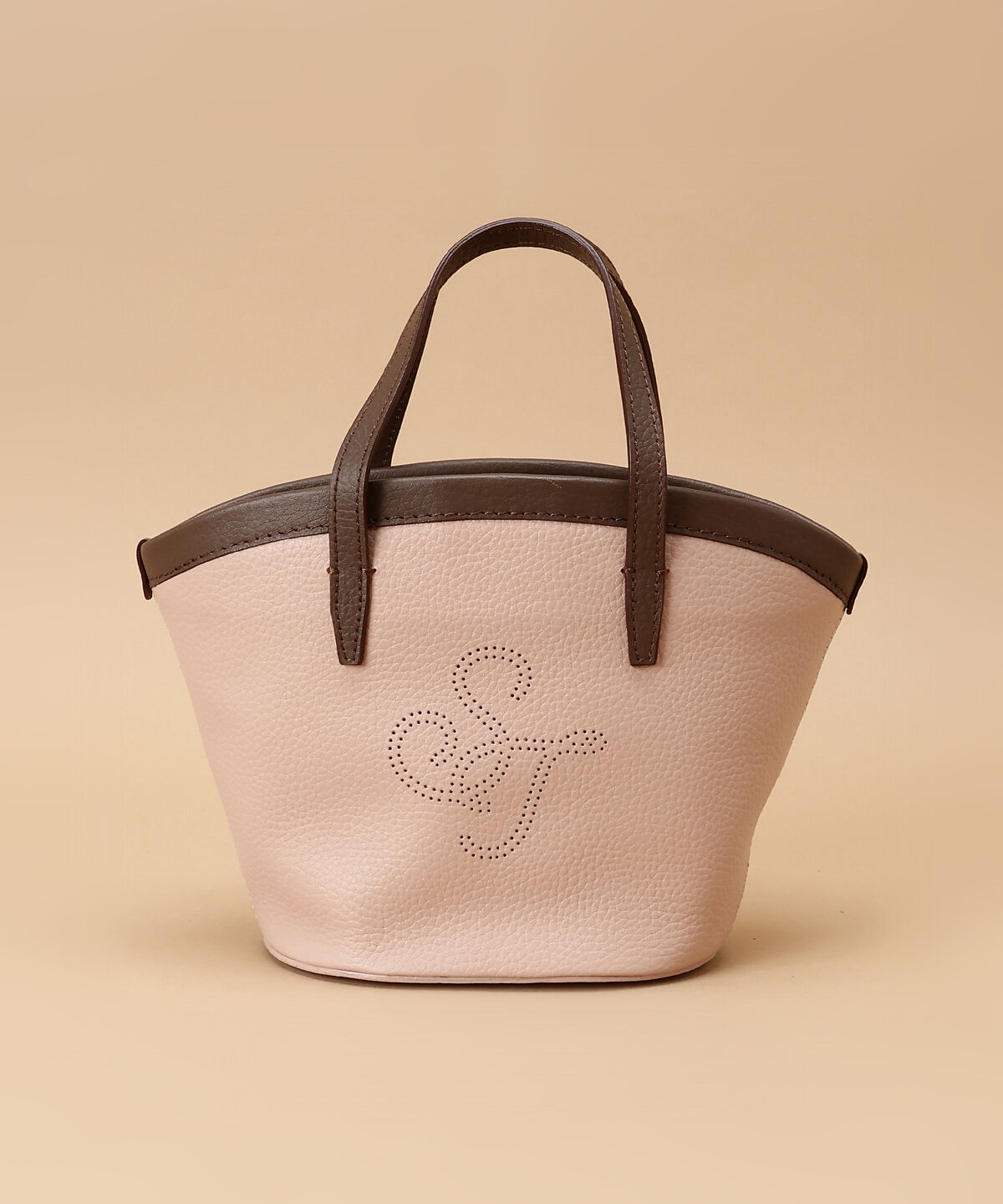 Samantha Thavasa「パンチングデザイン ミニトート」|ハンドバッグ|ﾋﾟﾝｸﾍﾞｰｼﾞｭ