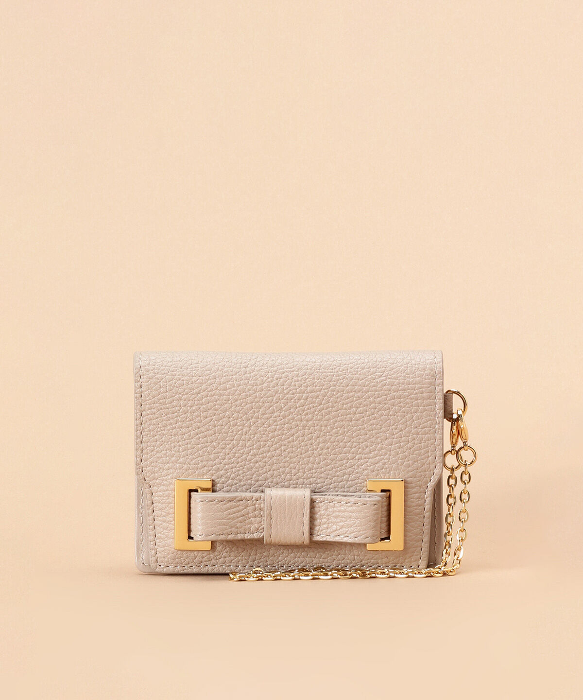 Samantha Thavasa「エムシュシュⅡ パスケース」|定期入れ|グレージュ