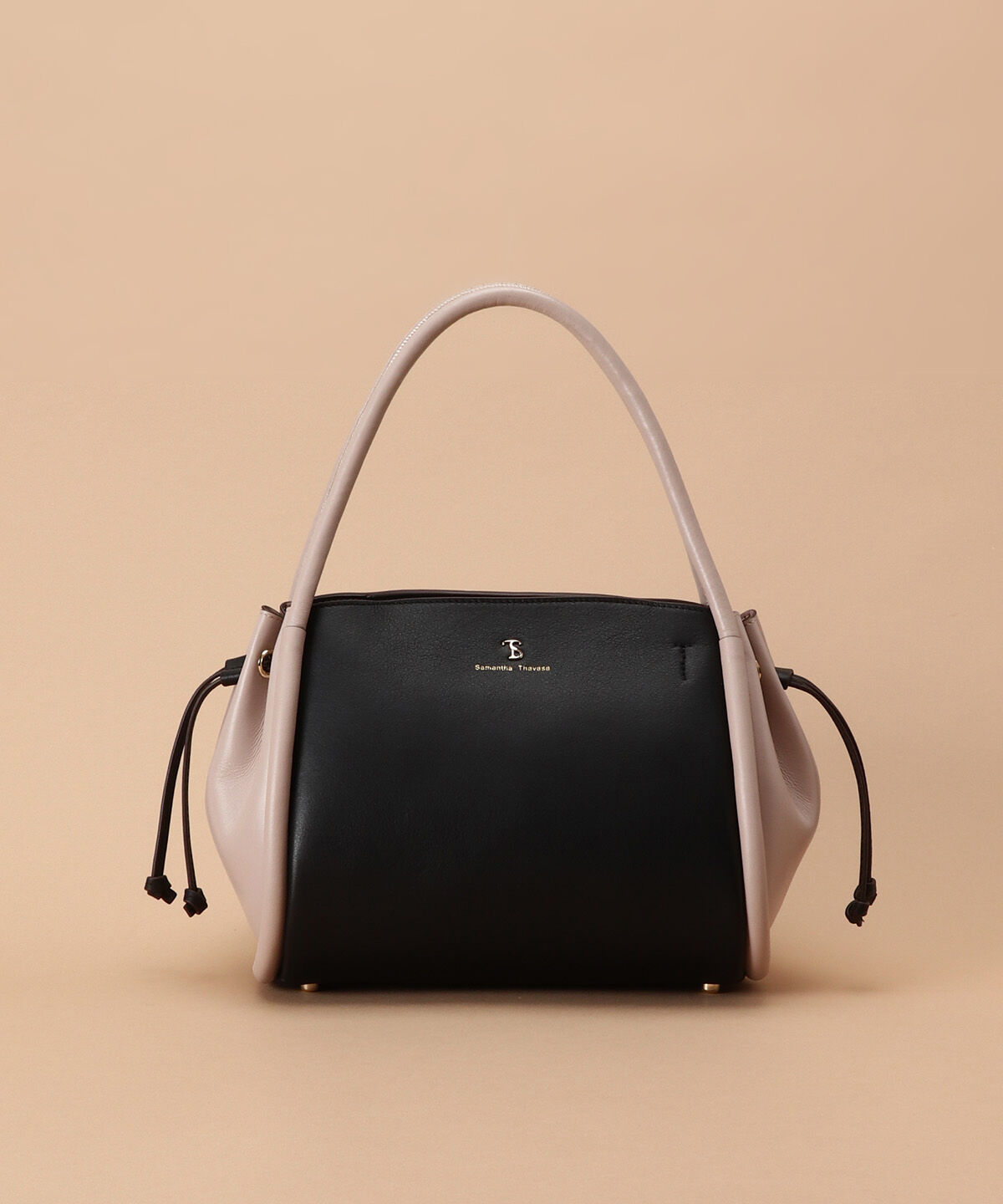 Samantha Thavasa「バイカラーサイド巾着 ハンドバッグ」|ハンドバッグ|