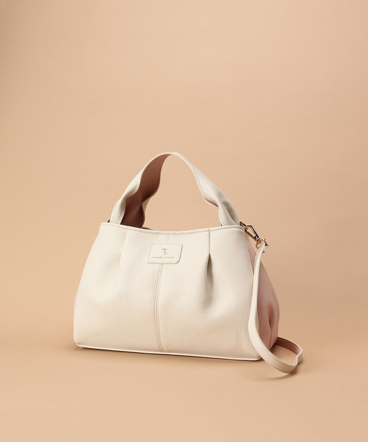 Samantha Thavasa「タックワンハンドルバッグ 大サイズ」|ハンドバッグ|