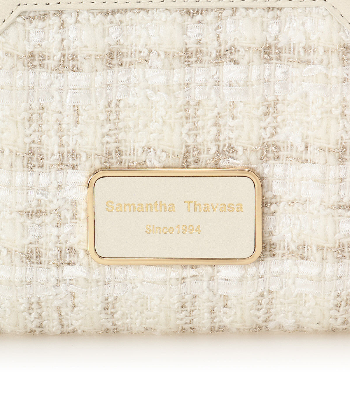 Samantha Thavasa「ファンシーツイード口金折財布」|財布|