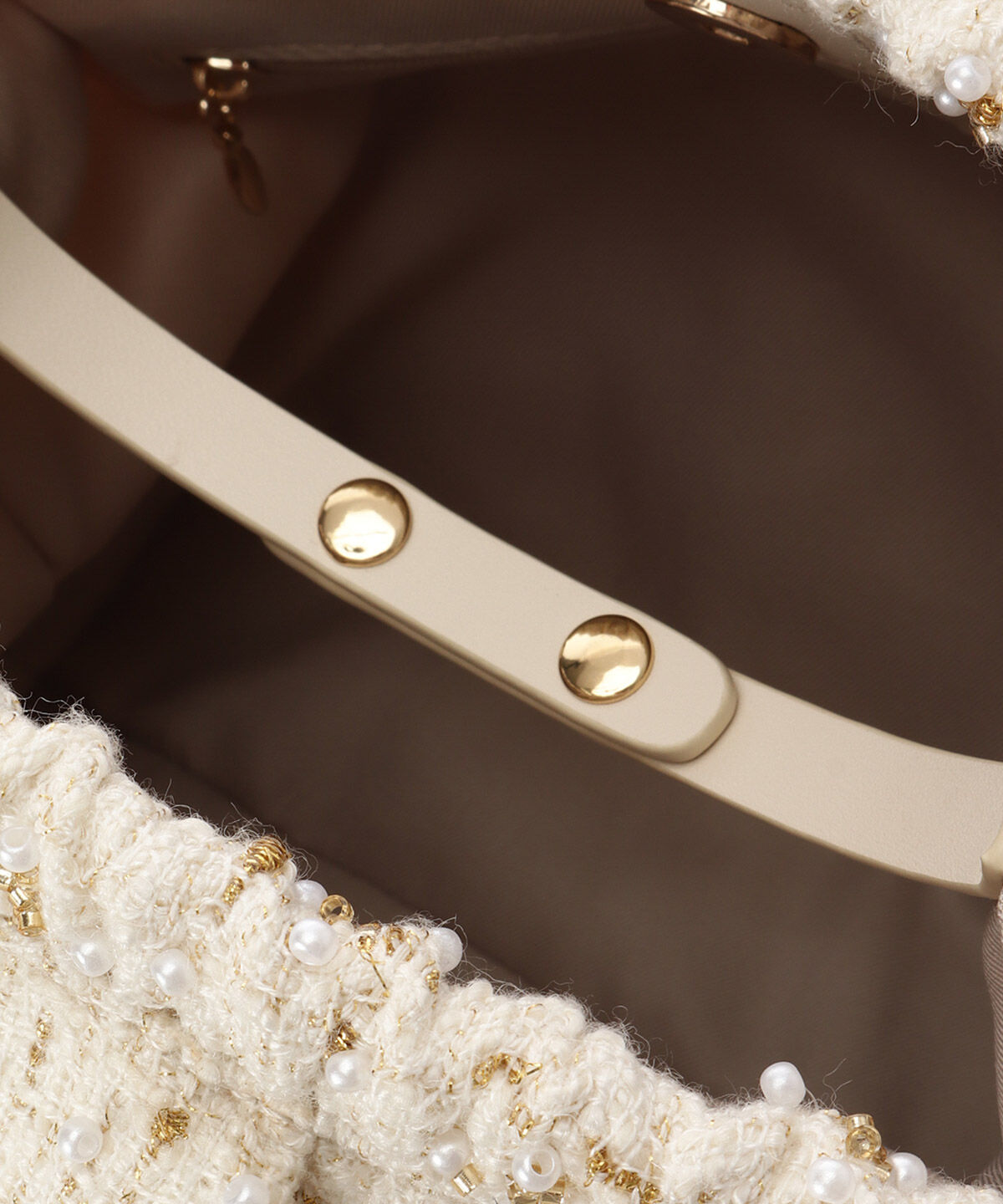 Samantha Vega「ツイードチェーンハンドバッグ」|ハンドバッグ|