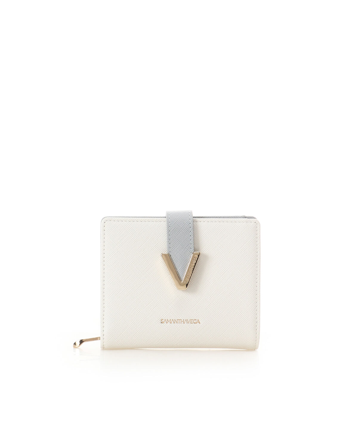 Samantha Vega「Vカット折財布」|財布|ホワイト