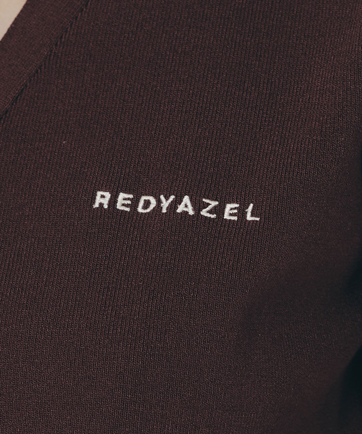 REDYAZEL「ロゴVネックショートスリーブカーディガン」|カーディガン|