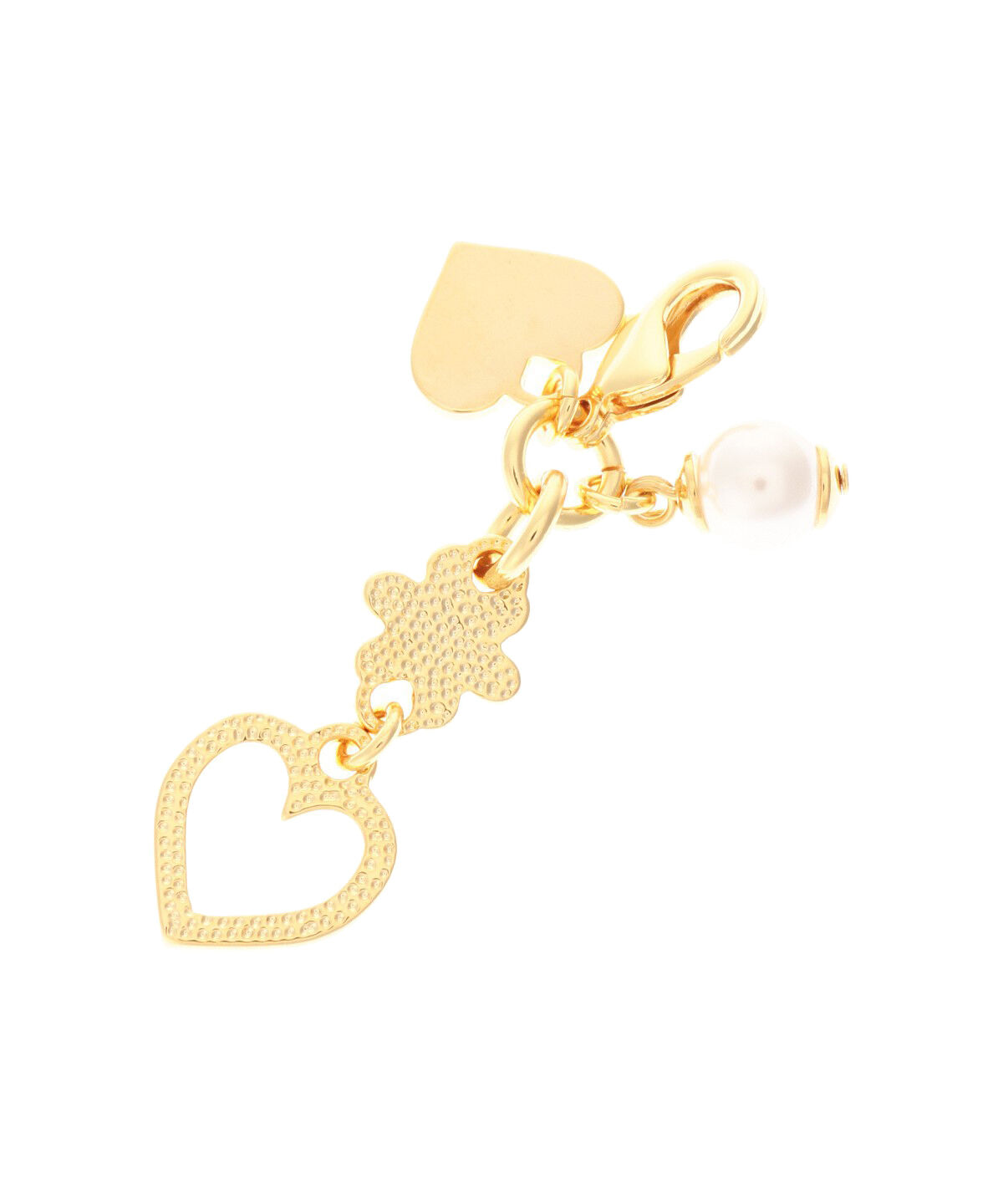 Samantha Thavasa Petit Choice「フラワーパール ファスナーチャーム」|チャーム・キーホルダー|