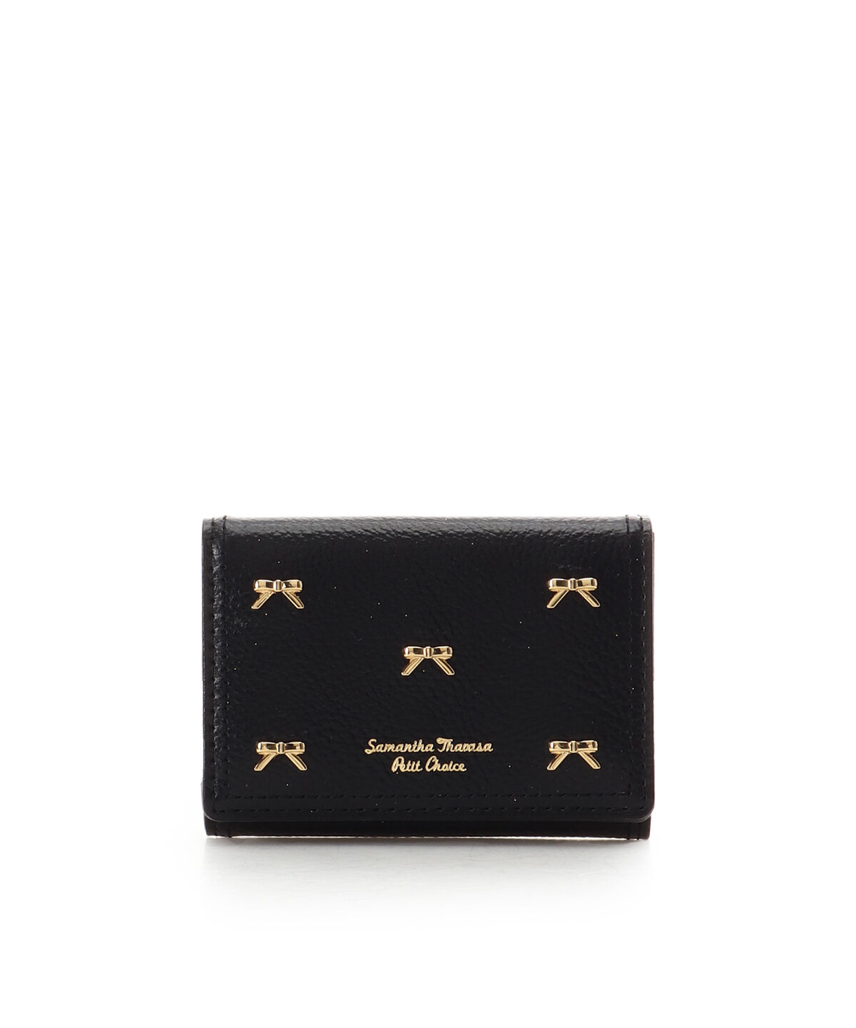 Samantha Thavasa Petit Choice「メニーリボン ミニ財布」|財布|ブラック
