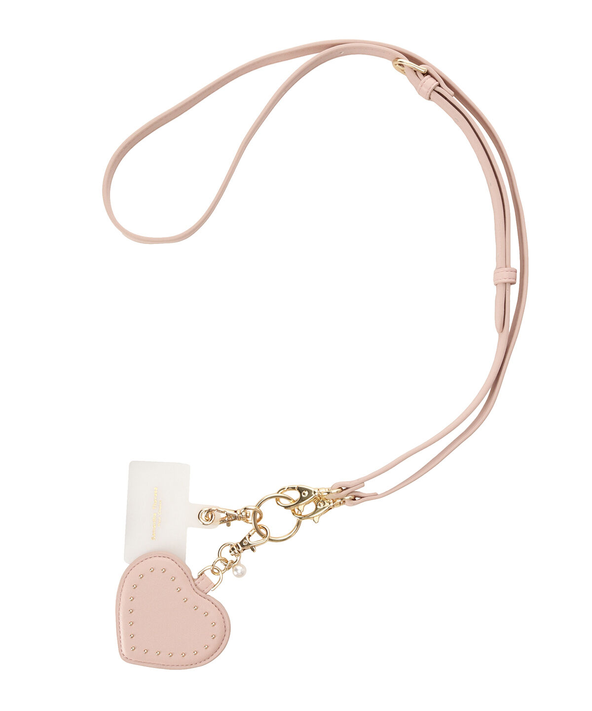 Samantha Thavasa Petit Choice「ハートコレクション スマホストラップ」|モバイルケース|ﾋﾟﾝｸﾍﾞｰｼﾞｭ