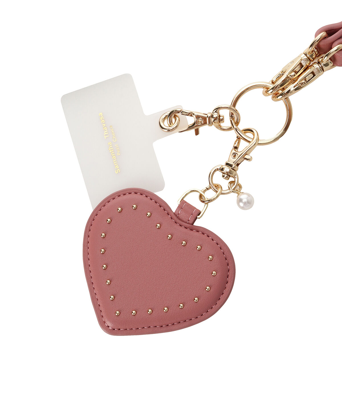 Samantha Thavasa Petit Choice「ハートコレクション スマホストラップ」|モバイルケース|