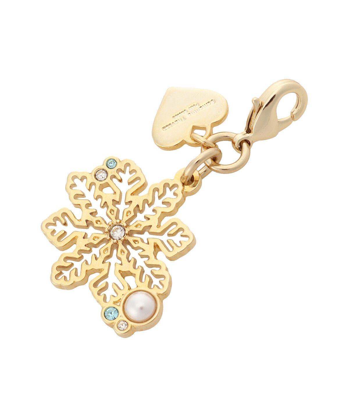 Samantha Thavasa Petit Choice「スノークリスタル ファスナーチャーム」|チャーム・キーホルダー|ゴールド