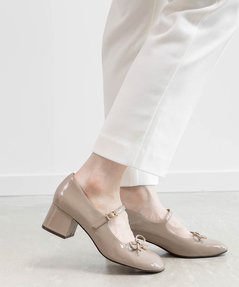  「モノグラムパーツメリージェーンパンプス」|パンプス|