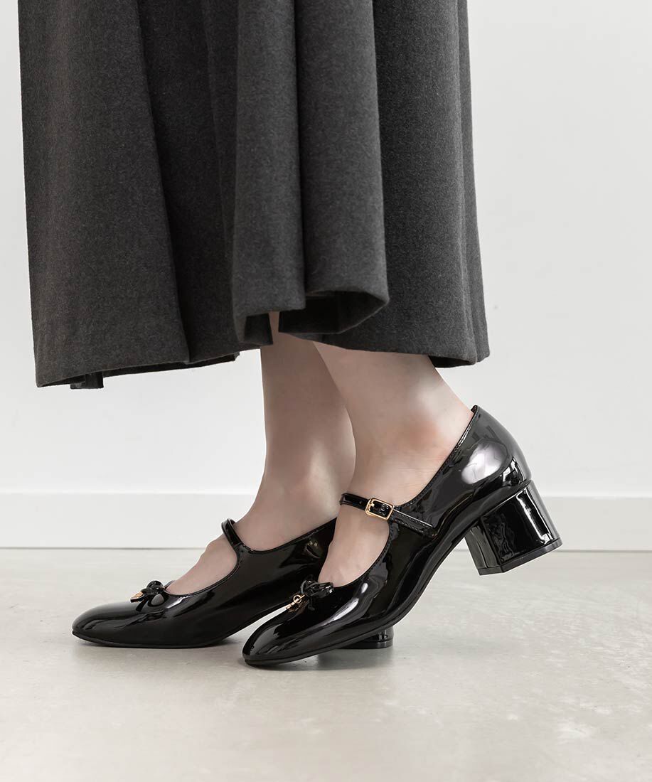  「モノグラムパーツメリージェーンパンプス」|パンプス|