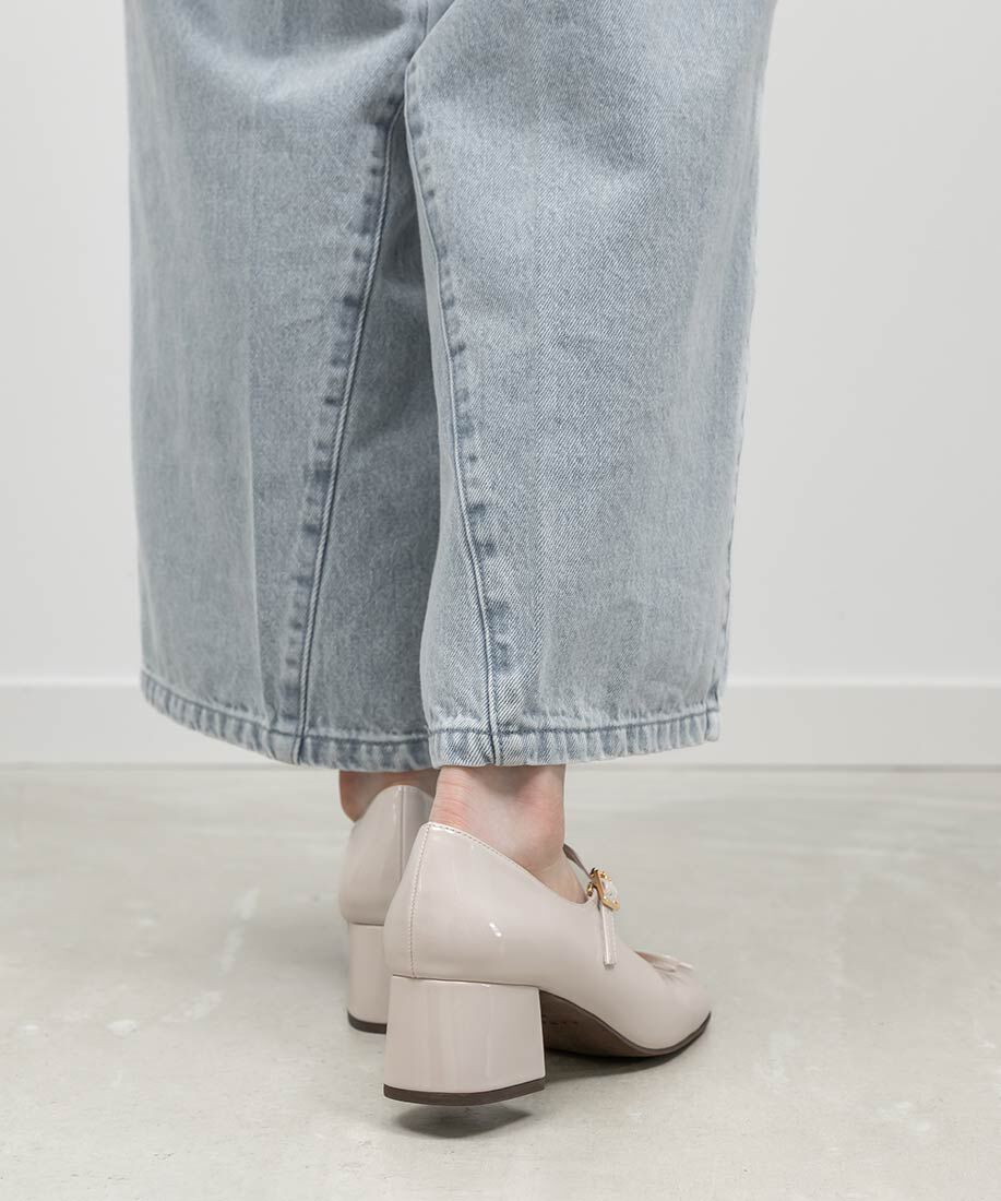  「モノグラムパーツメリージェーンパンプス」|パンプス|