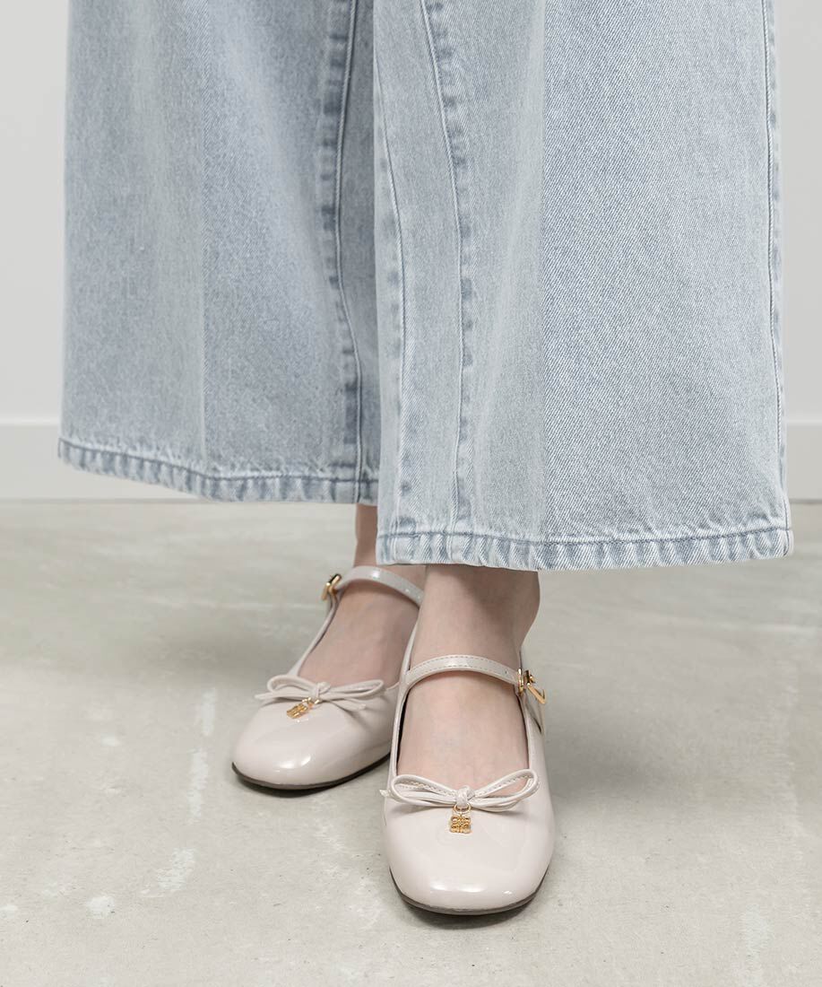  「モノグラムパーツメリージェーンパンプス」|パンプス|