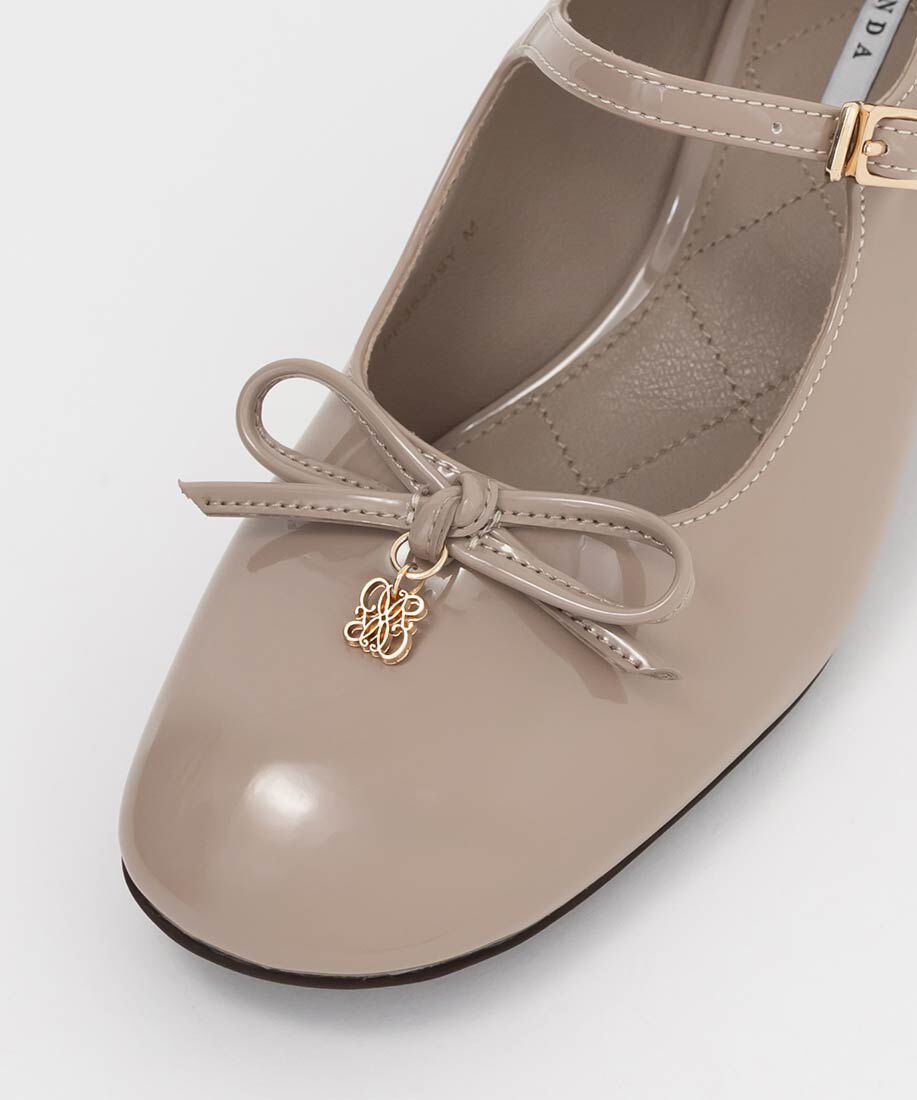  「モノグラムパーツメリージェーンパンプス」|パンプス|