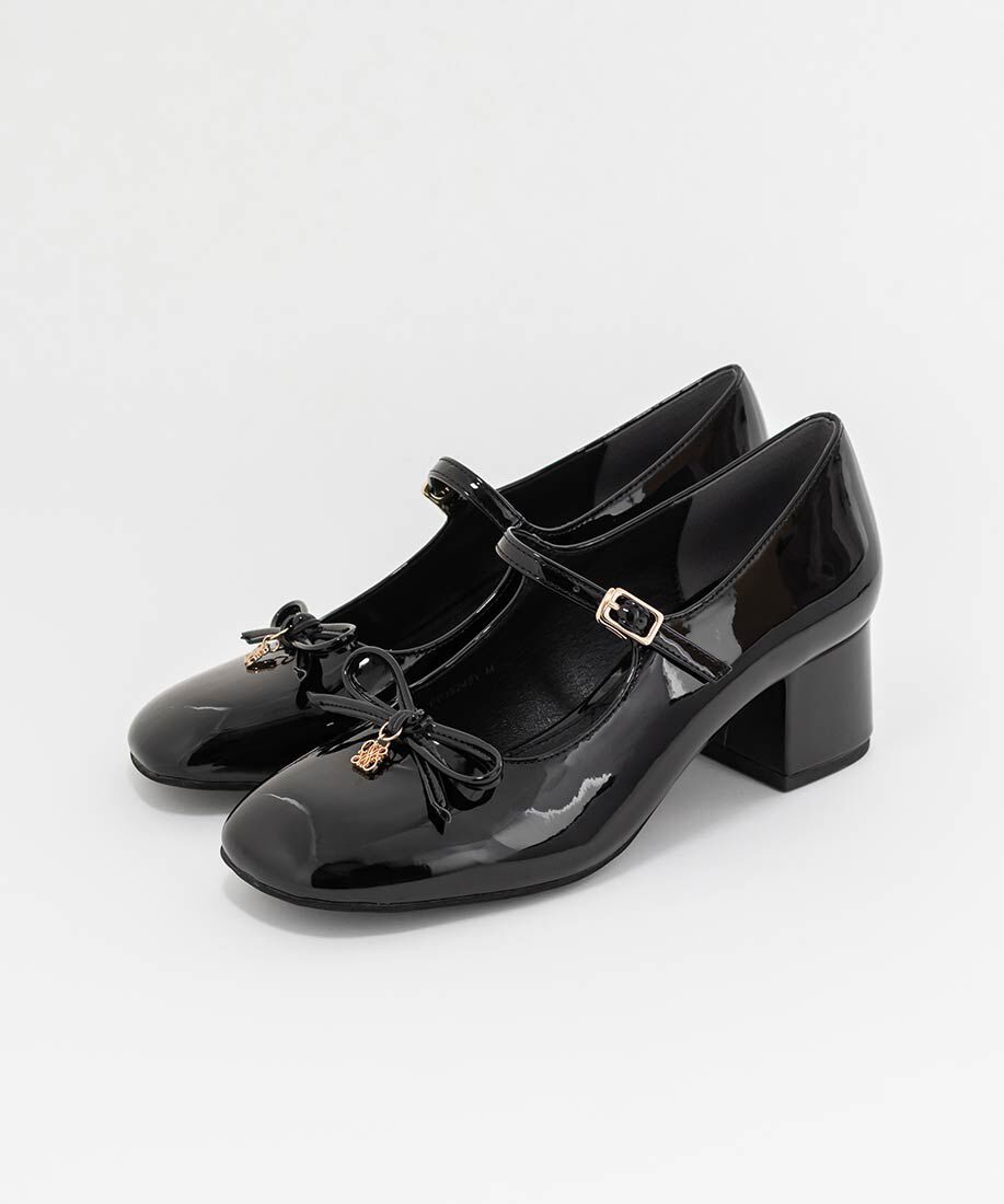 「モノグラムパーツメリージェーンパンプス」|パンプス|