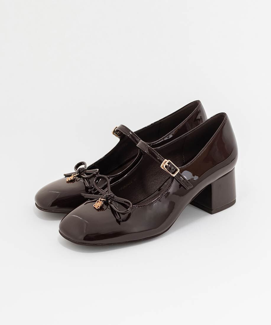  「モノグラムパーツメリージェーンパンプス」|パンプス|