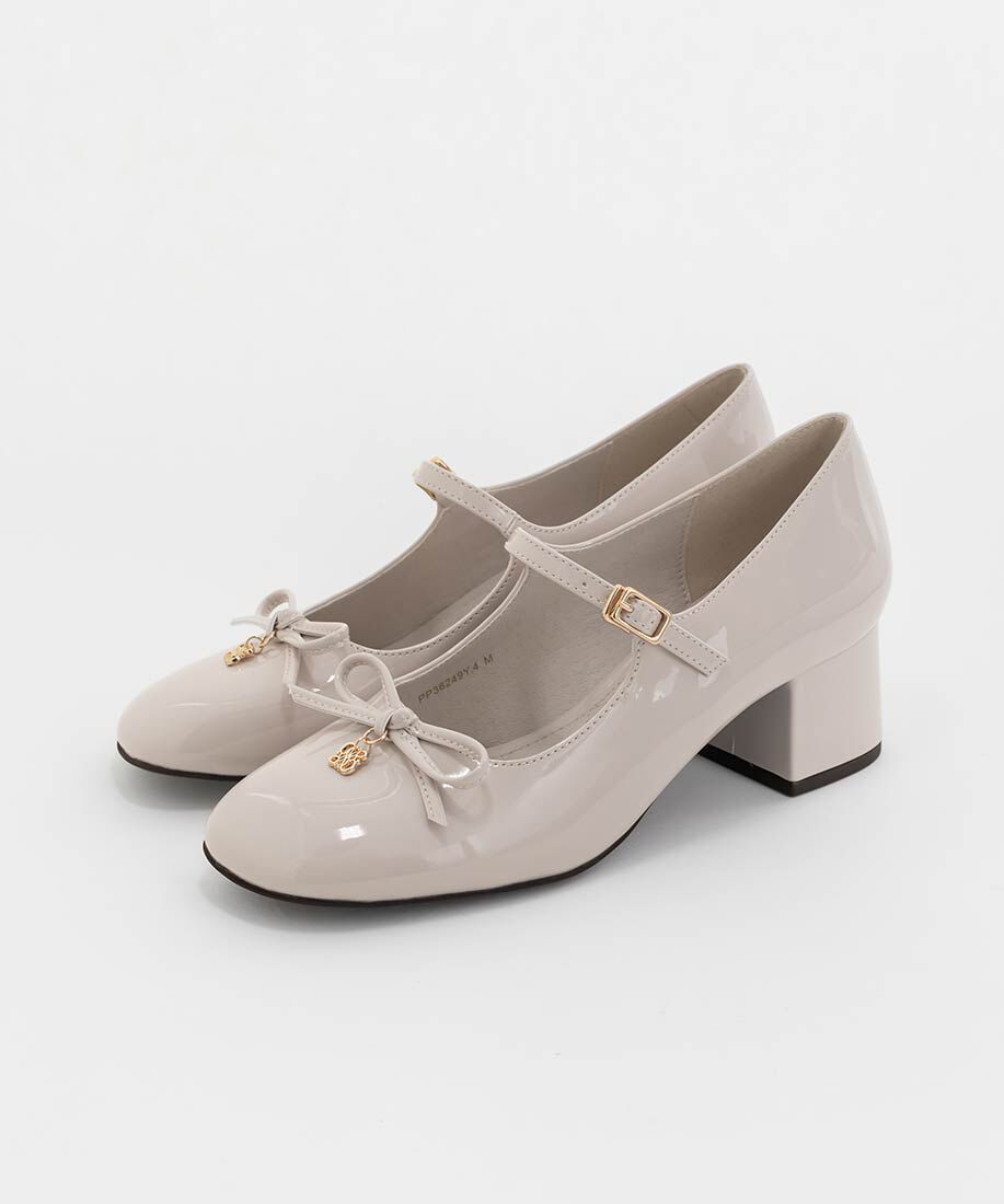  「モノグラムパーツメリージェーンパンプス」|パンプス|