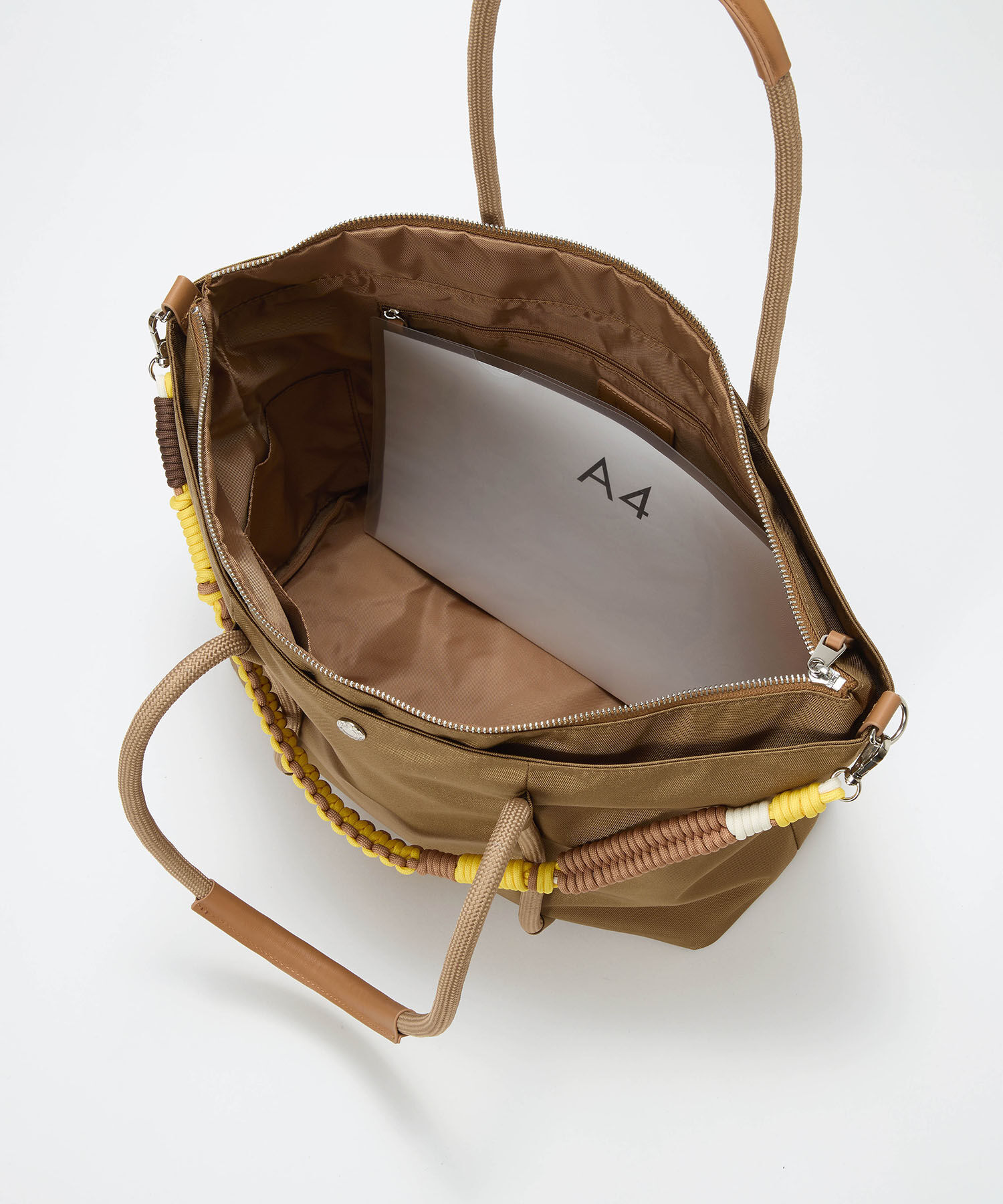 TOPKAPI BREATH「【Breath TOPKAPI】コードチャーム付き ビッグ トートバッグ」|トートバッグ|