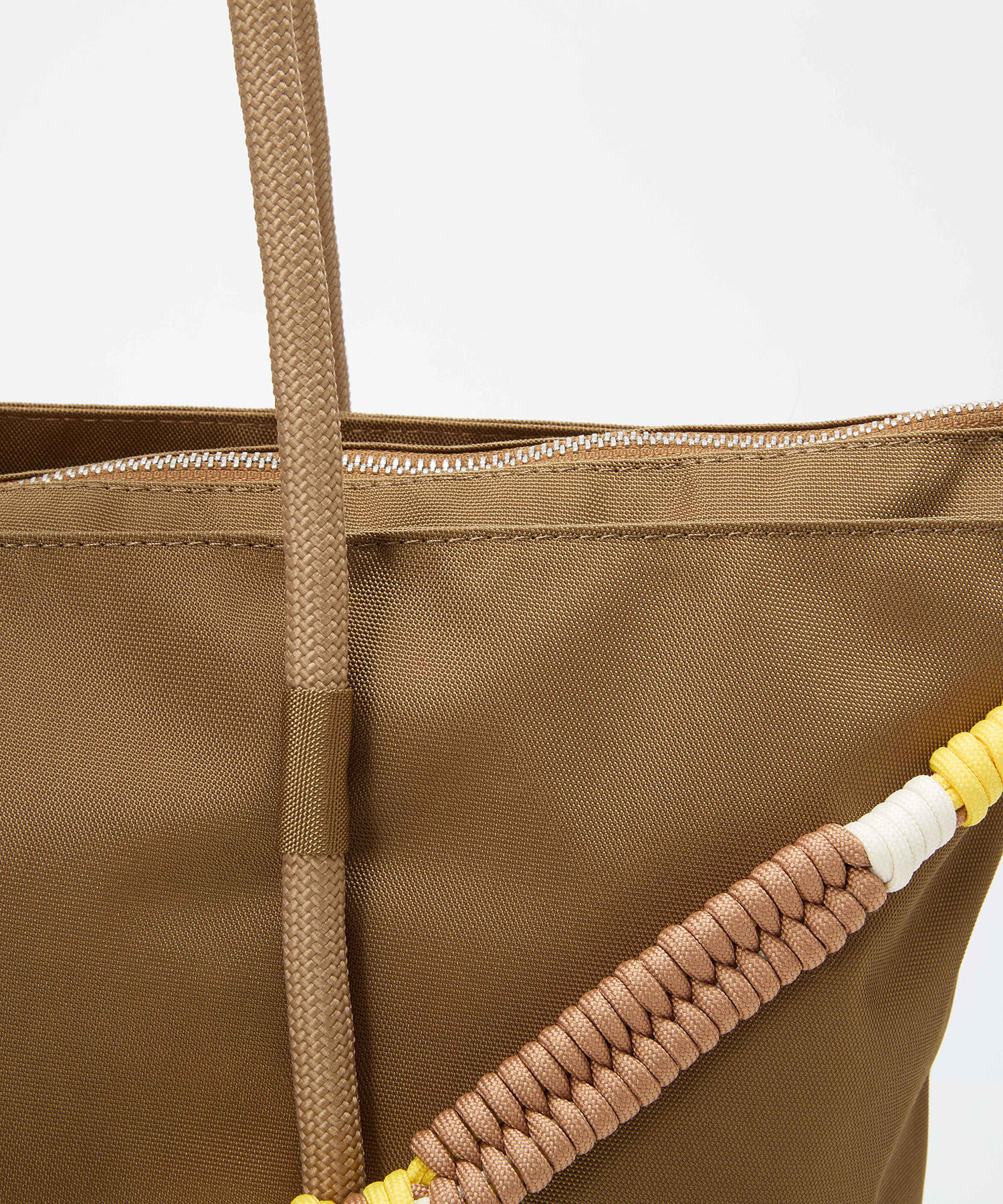 TOPKAPI BREATH「【Breath TOPKAPI】コードチャーム付き ビッグ トートバッグ」|トートバッグ|