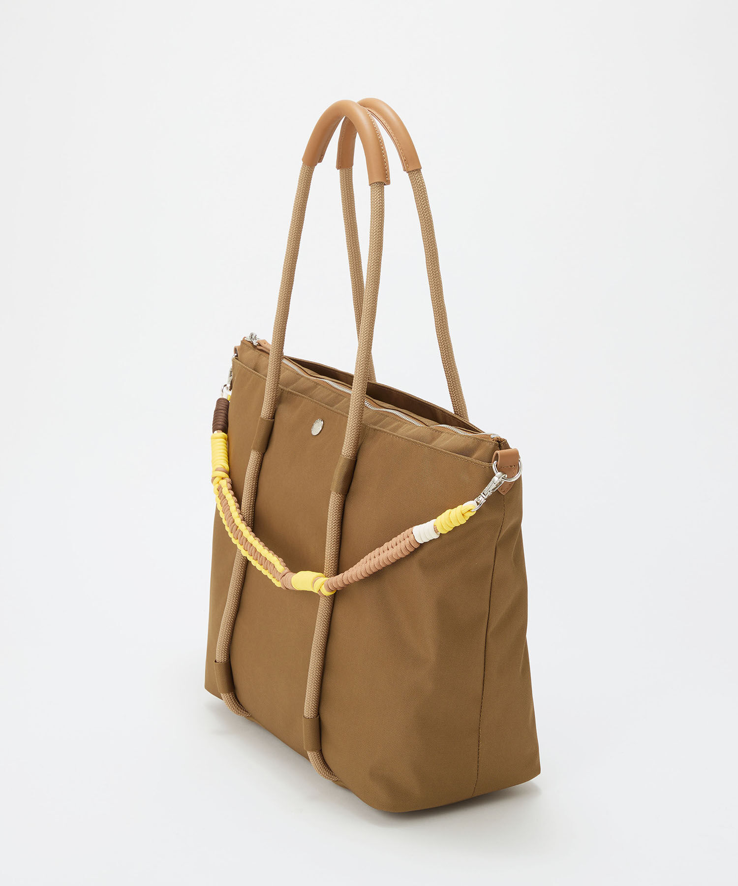 TOPKAPI BREATH「【Breath TOPKAPI】コードチャーム付き ビッグ トートバッグ」|トートバッグ|