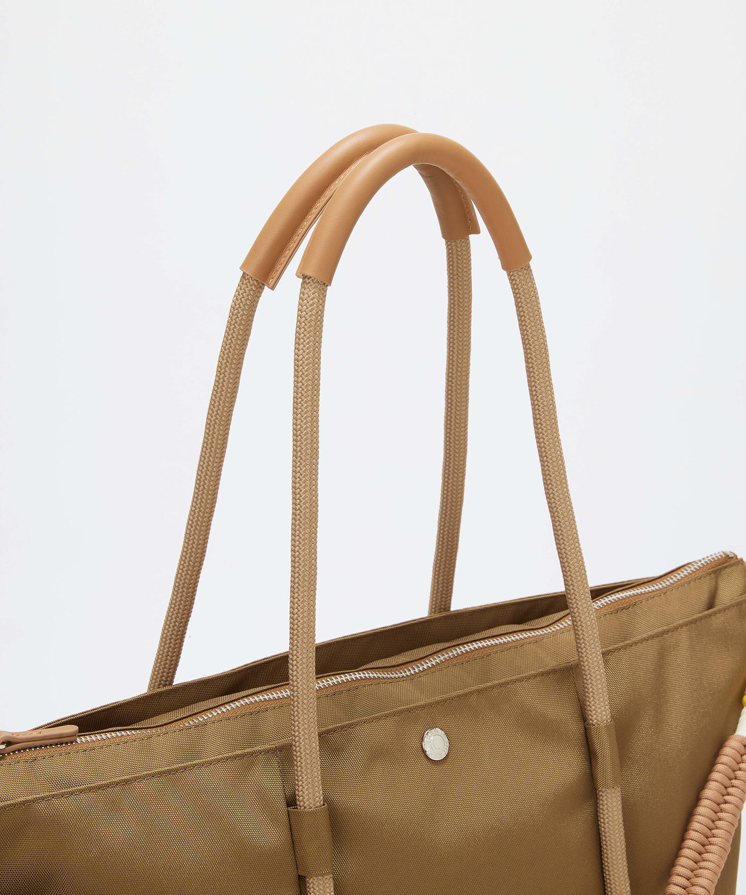 TOPKAPI BREATH「【Breath TOPKAPI】コードチャーム付き ビッグ トートバッグ」|トートバッグ|