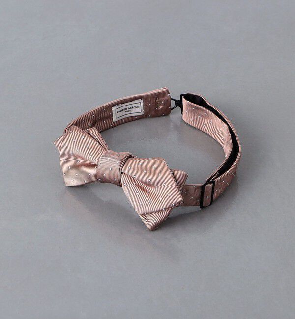 UNITED ARROWS「ミニ ドット ジャカード ボウタイ」|ネクタイ・蝶ネクタイ|LT.PINK