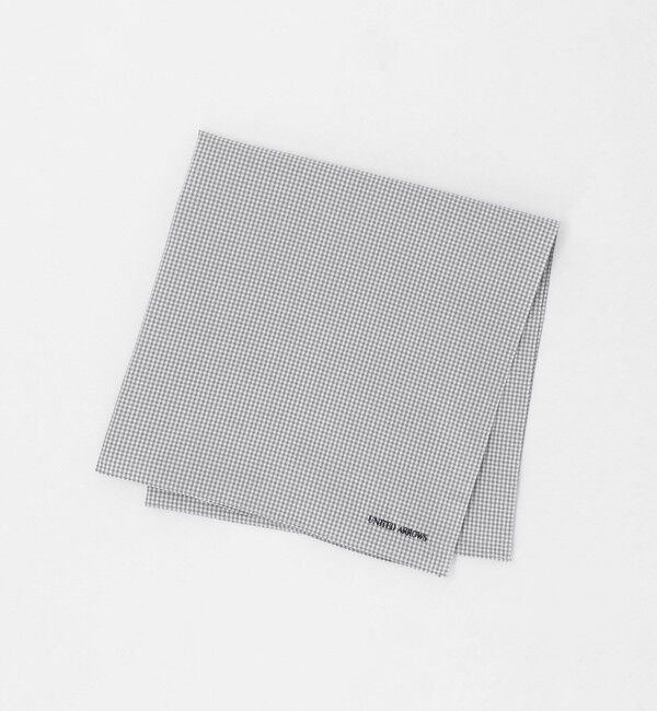 UNITED ARROWS「コットン チェック ハンカチ」|ハンカチ|MD.GRAY