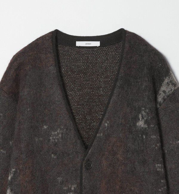 ASTRAET「＜ASTRAET ＞ミックスジャガード Vネックカーディガン」|カーディガン|