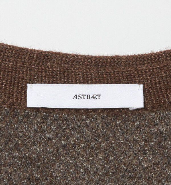 ASTRAET「＜ASTRAET ＞ミックスジャガード Vネックカーディガン」|カーディガン|