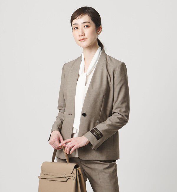 UNITED ARROWS「Vitale Barberis Canonico ノーラペルジャケット 26SS」|ノーカラージャケット|