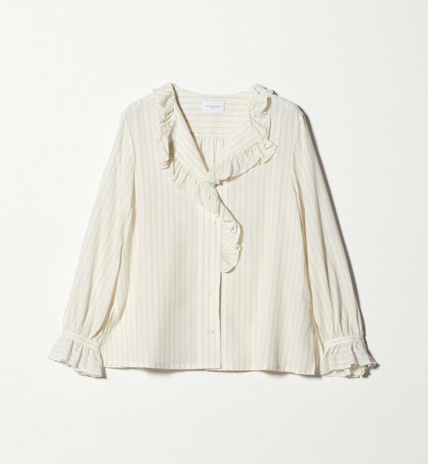 UNITED ARROWS「フリルカラー 2WAY ブラウス ‐ウォッシャブル‐」|シャツ・ブラウス|