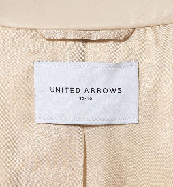 UNITED ARROWS「レザーライク ショートブルゾン」|ブルゾン・スタジャン|