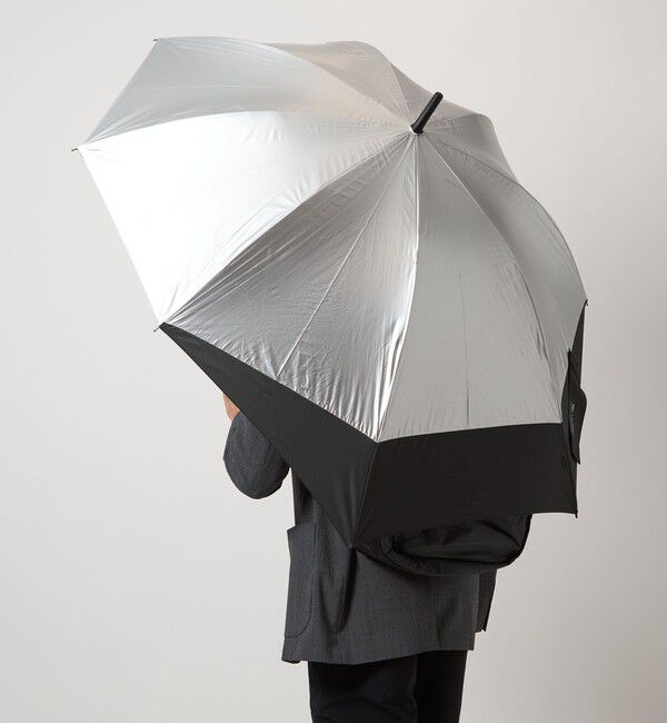 UNITED ARROWS green label relaxing「【別注】<Wpc.>GLR BACK PROTECT シルバーレイン 長傘 / 晴雨兼用 / レイン / 日傘」|傘|