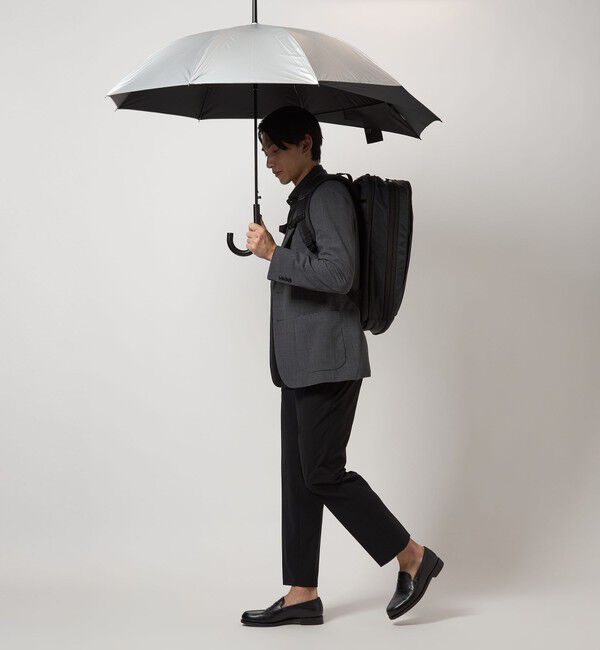 UNITED ARROWS green label relaxing「【別注】<Wpc.>GLR BACK PROTECT シルバーレイン 長傘 / 晴雨兼用 / レイン / 日傘」|傘|