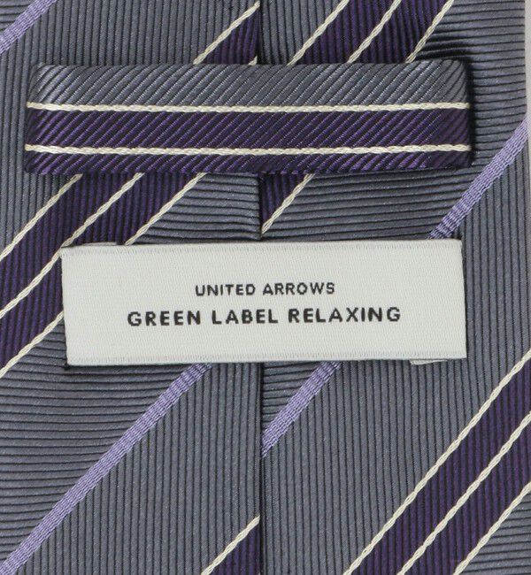 UNITED ARROWS green label relaxing「GLR シルク3 8.0cm ストライプ2 ネクタイ」|ネクタイ・蝶ネクタイ|