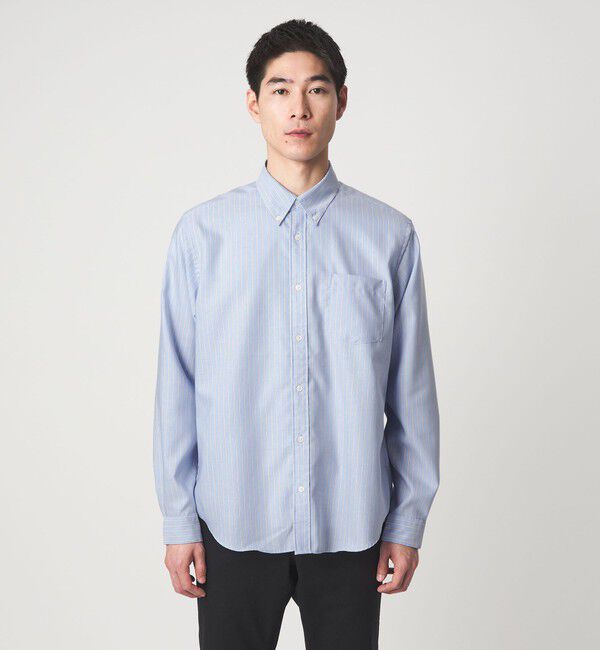 UNITED ARROWS green label relaxing「W/R オックスフォード ボタンダウン 長袖 シャツ」|シャツ・ブラウス|