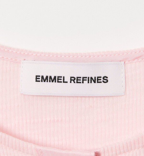 EMMEL REFINES「＜EMMEL REFINES＞EM スラブテレコ カット カーディガン」|カーディガン|