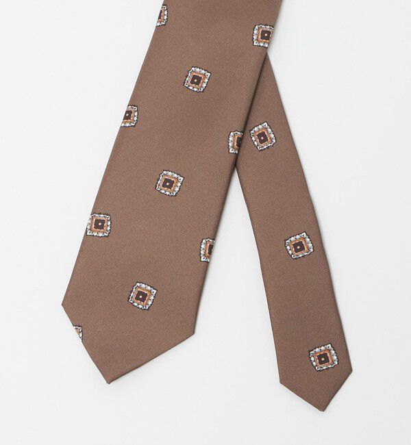 UNITED ARROWS green label relaxing「＜Luisa Esposito＞8.0cm スタンプ コモン1 ネクタイ」|ネクタイ・蝶ネクタイ|