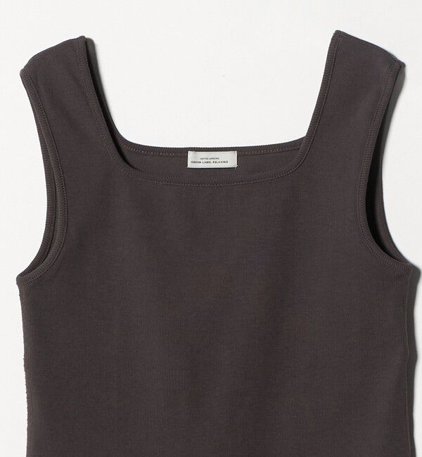 UNITED ARROWS green label relaxing「デコルテ フライス タンクトップ 抗菌」|タンクトップ|