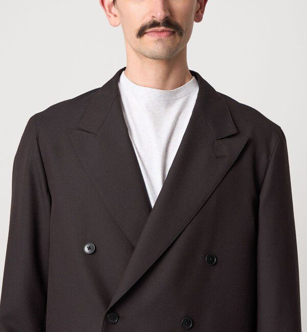 Steven Alan＞ ウール オックスフォード ダブルブレステッド 6B