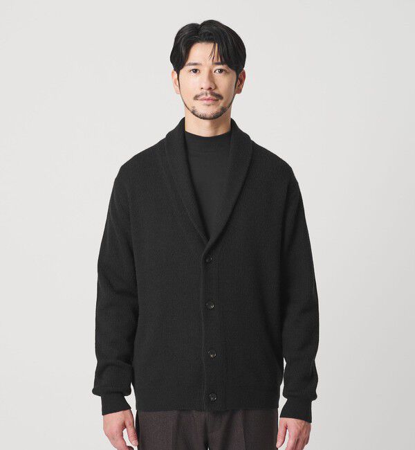 BEAUTY&YOUTH UNITED ARROWS「【WEB限定 WARDROBE SMART】ウォッシャブル ショールカラー カーディガン」|カーディガン|