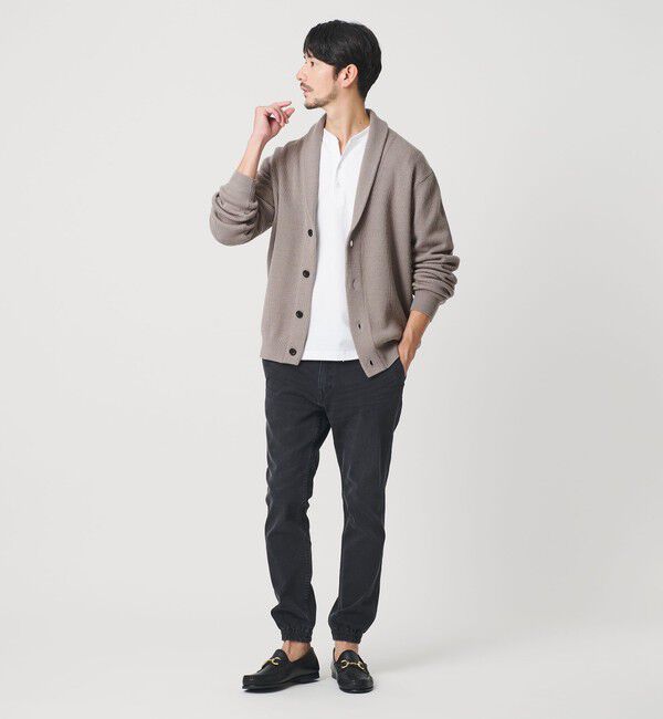 BEAUTY&YOUTH UNITED ARROWS「【WEB限定 WARDROBE SMART】ウォッシャブル ショールカラー カーディガン」|カーディガン|