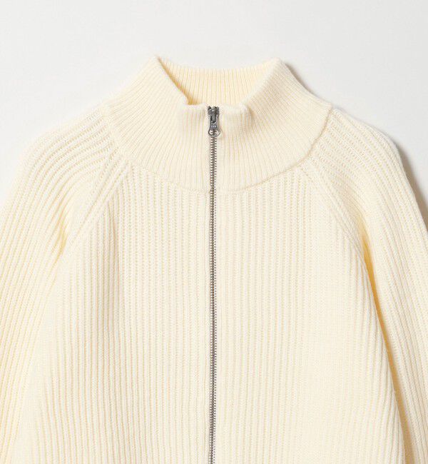 BEAUTY&YOUTH UNITED ARROWS「ウールブレンドアゼ ジップショートカーディガン」|カーディガン|